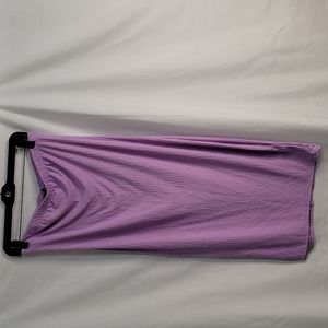 Lilac gathered skirt